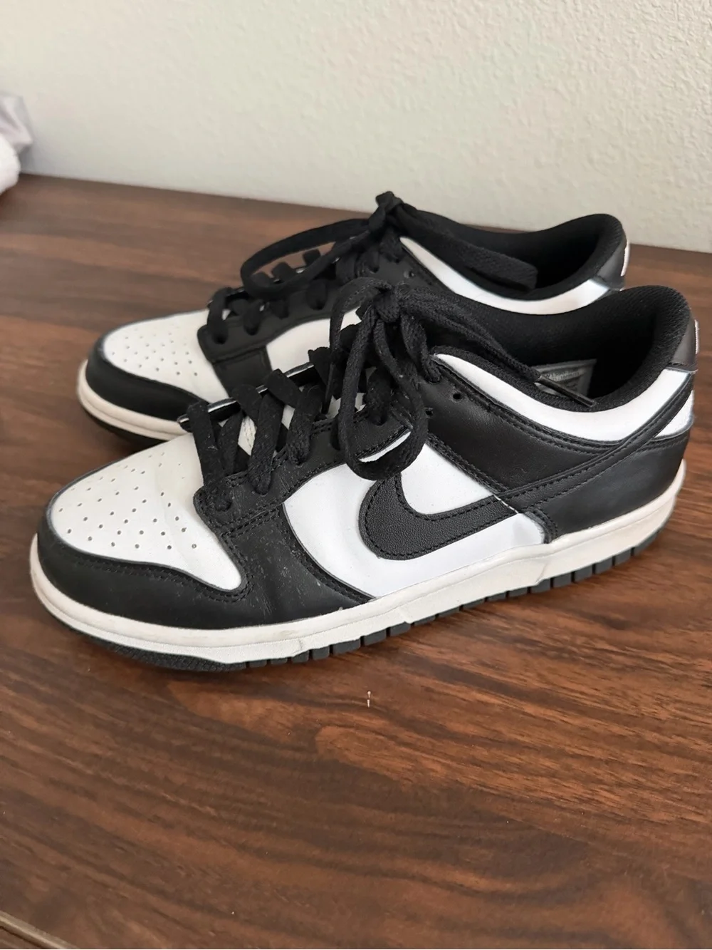 Nike Dunks Kids Black and White Low-Top